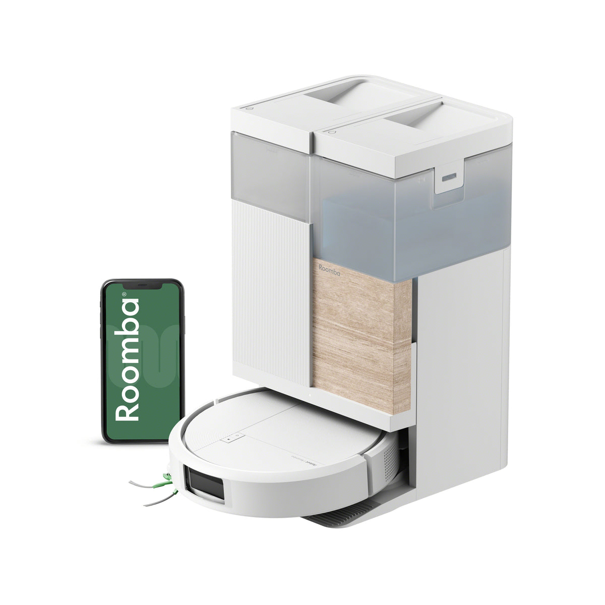 Robot Roomba® Plus 575 Combo + Base di ricarica AutoWash™