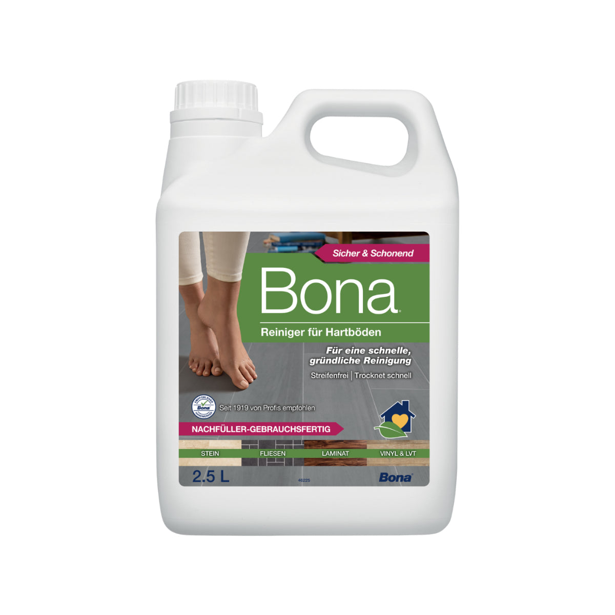 Recharge de nettoyant pour sols durs Bona, 2, 5L