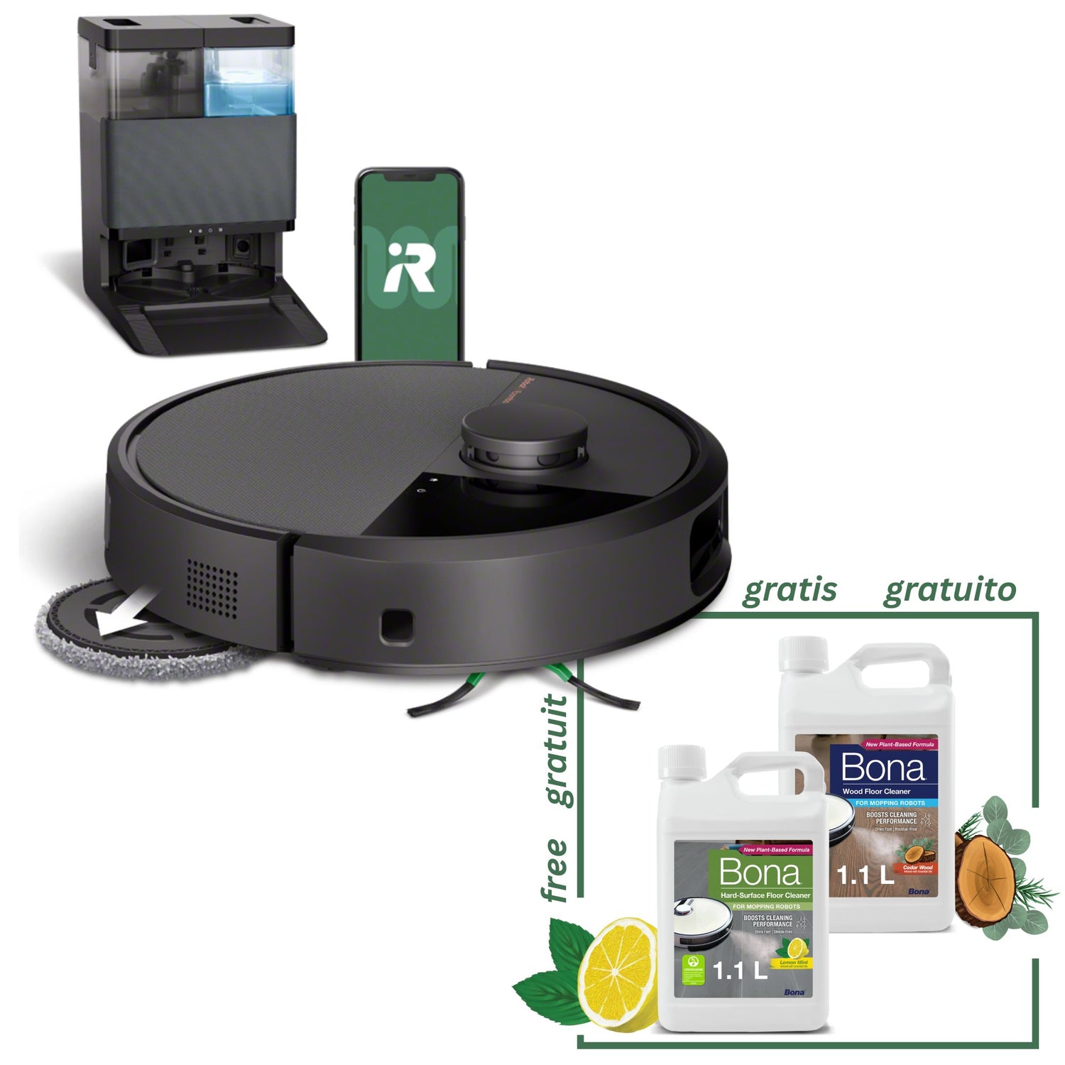 Roomba® Plus 505 Combo Roboter + AutoWash™ Dock